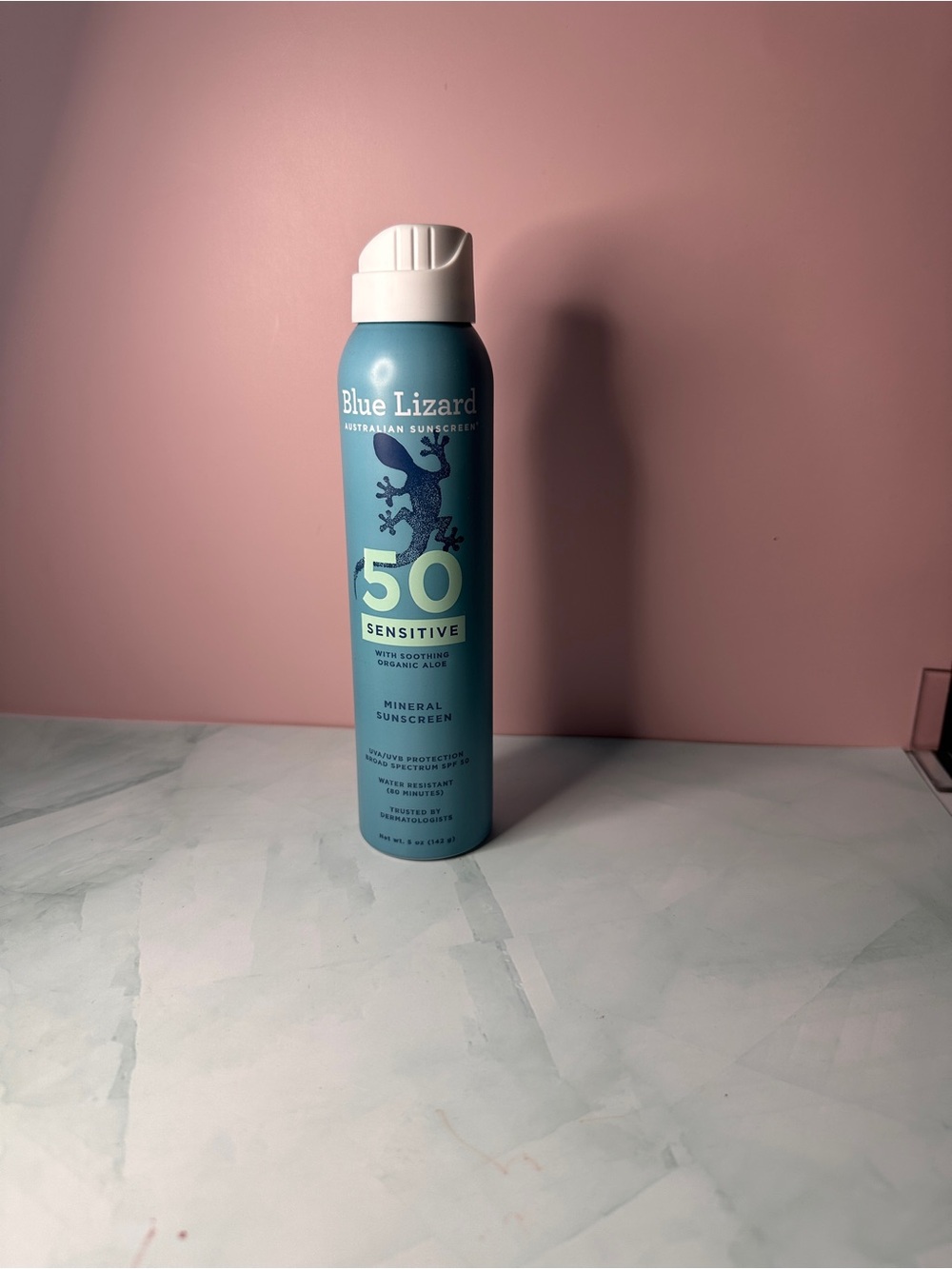 SPF 50 Sensitive Mineral Sunscreen Spray - Blue
